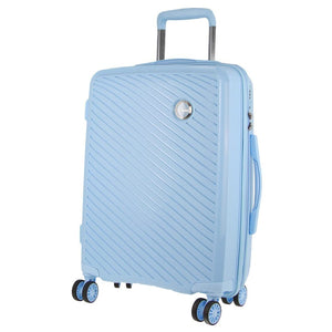 Darrahopens Home & Garden > Travel Milleni Hardshell Cabin Luggage Bag Travel Carry On Suitcase 54cm (39L) - Blue