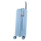 Darrahopens Home & Garden > Travel Milleni Hardshell Cabin Luggage Bag Travel Carry On Suitcase 54cm (39L) - Blue