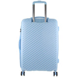 Darrahopens Home & Garden > Travel Milleni Hardshell Checked Luggage Bag Travel Suitcase 65cm (82.5L) - Blue