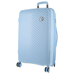 Darrahopens Home & Garden > Travel Milleni Hardshell Checked Luggage Bag Travel Suitcase 75cm (124L) - Blue