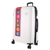 Darrahopens Home & Garden > Travel Milleni Hardshell Checked Luggage Bag Travel Suitcase 75cm (124L) - White