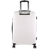 Darrahopens Home & Garden > Travel Milleni Hardshell Checked Luggage Bag Travel Suitcase 75cm (124L) - White