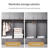 Darrahopens Home & Garden > Travel > Packing Organisers 11-piece Vacuum Storage Bags Set(2 small, 2 medium, 3 large, 3 extra large, 1 hand pump)- Heavy Duty Space Saving Compression Bags for Clothes Quilts Bedding Moisture Proof Wardrobe Organisation Travel Storage Reusable Durable Seal