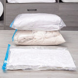Darrahopens Home & Garden > Travel > Packing Organisers 11-piece Vacuum Storage Bags Set(2 small, 2 medium, 3 large, 3 extra large, 1 hand pump)- Heavy Duty Space Saving Compression Bags for Clothes Quilts Bedding Moisture Proof Wardrobe Organisation Travel Storage Reusable Durable Seal