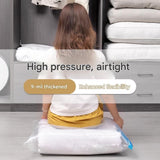 Darrahopens Home & Garden > Travel > Packing Organisers 11-piece Vacuum Storage Bags Set(2 small, 2 medium, 3 large, 3 extra large, 1 hand pump)- Heavy Duty Space Saving Compression Bags for Clothes Quilts Bedding Moisture Proof Wardrobe Organisation Travel Storage Reusable Durable Seal