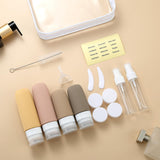 Darrahopens Home & Garden > Travel > Packing Organisers 16-Piece Travel Bottle Set with Leak-Proof Silicone Squeeze Bottles – Reusable Toiletry Containers for Shampoo, Lotion, Makeup Remover (Apricot)  | Other Colors Available in Store