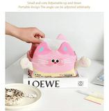 Darrahopens Home & Garden > Travel > Packing Organisers 2 Pack Cute Desk Organiser Set Yellow Resin Cloud Pen Holder and Pink Plush Cat Tissue Box Cover for Home Office and Car Decor