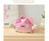 Darrahopens Home & Garden > Travel > Packing Organisers 2 Pack Cute Desk Organiser Set Yellow Resin Cloud Pen Holder and Pink Plush Cat Tissue Box Cover for Home Office and Car Decor