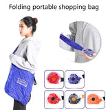 Darrahopens Home & Garden > Travel > Packing Organisers 2-PCS Orange Compact Retractable Shopping Bag with Durable Nylon and ABS Plastic Disc Design for Everyday Use Local Standard Fit