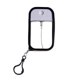 Darrahopens Home & Garden > Travel > Packing Organisers 3-Pack Ultra-Slim 50ml Card-Style Travel Spray Bottle with Black Silicone Sleeve - Portable ABS/PETG Refillable Hydration Sprayer