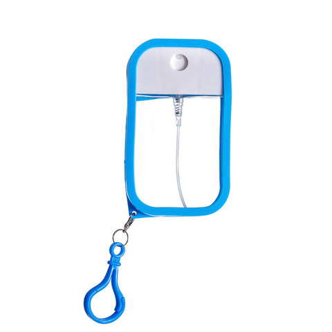 Darrahopens Home & Garden > Travel > Packing Organisers 3-Pack Ultra-Slim 50ml Card-Style Travel Spray Bottle with Blue Silicone Sleeve - Portable ABS/PETG Refillable Hydration Sprayer