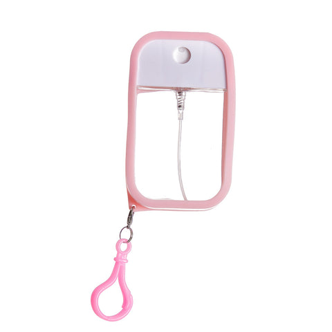 Darrahopens Home & Garden > Travel > Packing Organisers 3-Pack Ultra-Slim 50ml Card-Style Travel Spray Bottle with Pink Silicone Sleeve - Portable ABS/PETG Refillable Hydration Sprayer