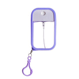 Darrahopens Home & Garden > Travel > Packing Organisers 3-Pack Ultra-Slim 50ml Card-Style Travel Spray Bottle with Purple Silicone Sleeve - Portable ABS/PETG Refillable Hydration Sprayer