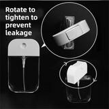 Darrahopens Home & Garden > Travel > Packing Organisers 3-Pack Ultra-Slim 50ml Card-Style Travel Spray Bottle with Purple Silicone Sleeve - Portable ABS/PETG Refillable Hydration Sprayer