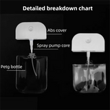 Darrahopens Home & Garden > Travel > Packing Organisers 3-Pack Ultra-Slim 50ml Card-Style Travel Spray Bottle with Red Silicone Sleeve - Portable ABS/PETG Refillable Hydration Sprayer