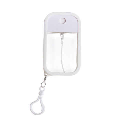 Darrahopens Home & Garden > Travel > Packing Organisers 3-Pack Ultra-Slim 50ml Card-Style Travel Spray Bottle with White Silicone Sleeve - Portable ABS/PETG Refillable Hydration Sprayer