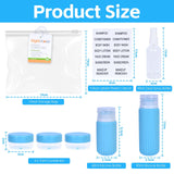 Darrahopens Home & Garden > Travel > Packing Organisers 8 Pcs Travel Bottles Set for Toiletries