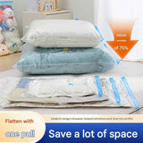 Darrahopens Home & Garden > Travel > Packing Organisers 9-piece Vacuum Storage Bags Set(3 medium, 3 large, 2 extra large, 1 hand pump)- Heavy Duty Space Saving Compression Bags for Clothes Quilts Bedding Moisture Proof Wardrobe Organisation Travel Storage Reusable Durable Seal
