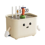 Darrahopens Home & Garden > Travel > Packing Organisers Beige Router Storage Box – Multi-Layer Cable Management Organizer for Home Wi-Fi Equipment