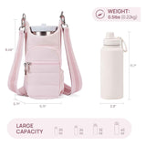 Darrahopens Home & Garden > Travel > Packing Organisers Black Women's Crossbody Water Bottle Bag-Perfect for Hiking and Cycling