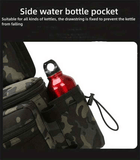 Darrahopens Home & Garden > Travel > Packing Organisers Camouflage Fishing Waist Bag – Large Capacity Multi-layer Partition, Side Pockets & Winding Strap for Full Loading, Breathable Shoulder Strap for Long-lasting Comfort（khaki）