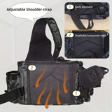 Darrahopens Home & Garden > Travel > Packing Organisers Camouflage Fishing Waist Bag – Large Capacity Multi-layer Partition, Side Pockets & Winding Strap for Full Loading, Breathable Shoulder Strap for Long-lasting Comfort（khaki）