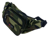 Darrahopens Home & Garden > Travel > Packing Organisers Canvas CAMO BUM BAG Camouflage Waist Travel Belt Wallet Money Security Zips
