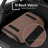 Darrahopens Home & Garden > Travel > Packing Organisers Car Trunk Shoe Box Organizer: Waterproof and Durable PVC Leather, Easy Installation with Velcro, Large Capacity for a Tidy Trunk, Say Goodbye to Mess and Travel in Style!/BROWN In Australia - Darrahopens