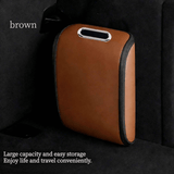 Darrahopens Home & Garden > Travel > Packing Organisers Car Trunk Shoe Box Organizer: Waterproof and Durable PVC Leather, Easy Installation with Velcro, Large Capacity for a Tidy Trunk, Say Goodbye to Mess and Travel in Style!/BROWN In Australia - Darrahopens