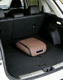 Darrahopens Home & Garden > Travel > Packing Organisers Car Trunk Shoe Box Organizer: Waterproof and Durable PVC Leather, Easy Installation with Velcro, Large Capacity for a Tidy Trunk, Say Goodbye to Mess and Travel in Style!/BROWN In Australia - Darrahopens