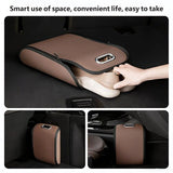 Darrahopens Home & Garden > Travel > Packing Organisers Car Trunk Shoe Box Organizer: Waterproof and Durable PVC Leather, Easy Installation with Velcro, Large Capacity for a Tidy Trunk, Say Goodbye to Mess and Travel in Style!/BROWN In Australia - Darrahopens