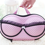 Darrahopens Home & Garden > Travel > Packing Organisers Fashionable EVA Bra Travel Storage Bag: Large Capacity Portable with Lid, Compression Resistant Anti Deformation, Essential for Business Trips, Beautiful and Practical/Black and white stripes In Australia - Darrahopens