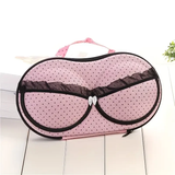 Darrahopens Home & Garden > Travel > Packing Organisers Fashionable EVA Bra Travel Storage Bag: Large Capacity Portable with Lid, Compression Resistant Anti Deformation, Essential for Business Trips, Beautiful and Practical/Black and white stripes In Australia - Darrahopens