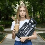 Darrahopens Home & Garden > Travel > Packing Organisers Folding Portable Cart: Lightweight 1.3kg, Load Capacity 30kg, Silent Smooth Wheels, Essential Tool for Travel, Shopping and Moving In Australia - Darrahopens