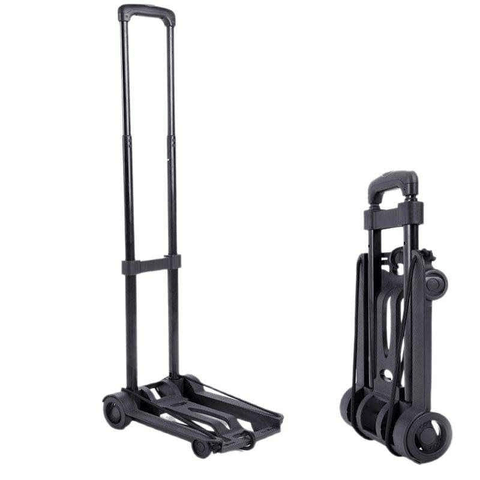Darrahopens Home & Garden > Travel > Packing Organisers Folding Portable Cart: Lightweight 1.3kg, Load Capacity 30kg, Silent Smooth Wheels, Essential Tool for Travel, Shopping and Moving In Australia - Darrahopens