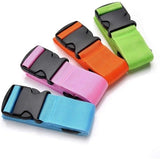 Darrahopens Home & Garden > Travel > Packing Organisers Luggage straps 4-pack - durable and colorful (green, blue, pink, orange)