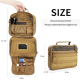 Darrahopens Home & Garden > Travel > Packing Organisers Multifunctional Hanging Toiletry Bag, 8-Compartment Storage, Waterproof and Portable, Essential for Travel and Home Use(GREEN)