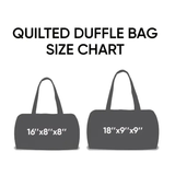 Darrahopens Home & Garden > Travel > Packing Organisers Quilted Extra-Large Capacity Travel Tote Bag Multi-Functional Zip Closure Handbag  Trendy Vacation Fashion Versatile Luggage Bag(18X9X9）英寸