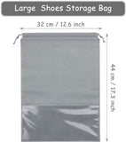 Darrahopens Home & Garden > Travel > Packing Organisers Shoe Travel Bags - Non-Woven Dust Bags - Medium to Large - Portable Drawstring - Space-Saving Shoe Storage Bags Organizer - Pack of 15