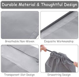 Darrahopens Home & Garden > Travel > Packing Organisers Shoe Travel Bags - Non-Woven Dust Bags - Medium to Large - Portable Drawstring - Space-Saving Shoe Storage Bags Organizer - Pack of 15