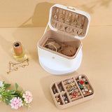 Darrahopens Home & Garden > Travel > Packing Organisers Travel Jewelry Case - 2 Layers with Velvet & Detachable Compartments - For Necklaces, Earrings & Bracelets - Black