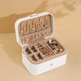 Darrahopens Home & Garden > Travel > Packing Organisers Travel Jewelry Case - 2 Layers with Velvet & Detachable Compartments - For Necklaces, Earrings & Bracelets - Black