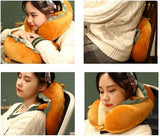 Darrahopens Home & Garden > Travel > Packing Organisers U-Shaped Neck Pillow Made of Soft Plush - Cute Bread Design - Breathable & Comfortable Travel Pillow for Neck Support