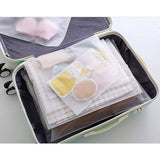 Darrahopens Home & Garden > Travel > Packing Organisers Zipper Bags for Clothes 35pcs Frosted Resealable Waterproof Travel Storage Bags