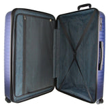 Darrahopens Home & Garden > Travel Pierre Cardin 65cm Medium Hard-Shell Suitcase Travel Luggage Bag - Navy