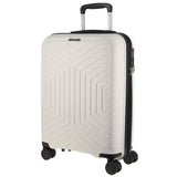 Darrahopens Home & Garden > Travel Pierre Cardin 65cm Medium Hard-Shell Suitcase Travel Luggage Bag - White