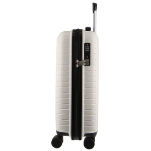 Darrahopens Home & Garden > Travel Pierre Cardin 65cm Medium Hard-Shell Suitcase Travel Luggage Bag - White