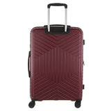 Darrahopens Home & Garden > Travel Pierre Cardin 76cm Large Hard-Shell Suitcase Travel Luggage Bag - Burgundy