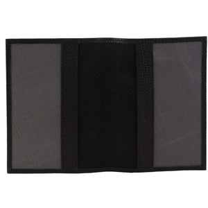 Darrahopens Home & Garden > Travel Pierre Cardin Slim Leather Passport Wallet Holder RFID Case Cover - Black