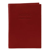 Darrahopens Home & Garden > Travel Pierre Cardin Slim Leather Passport Wallet Holder RFID Case Cover - Red